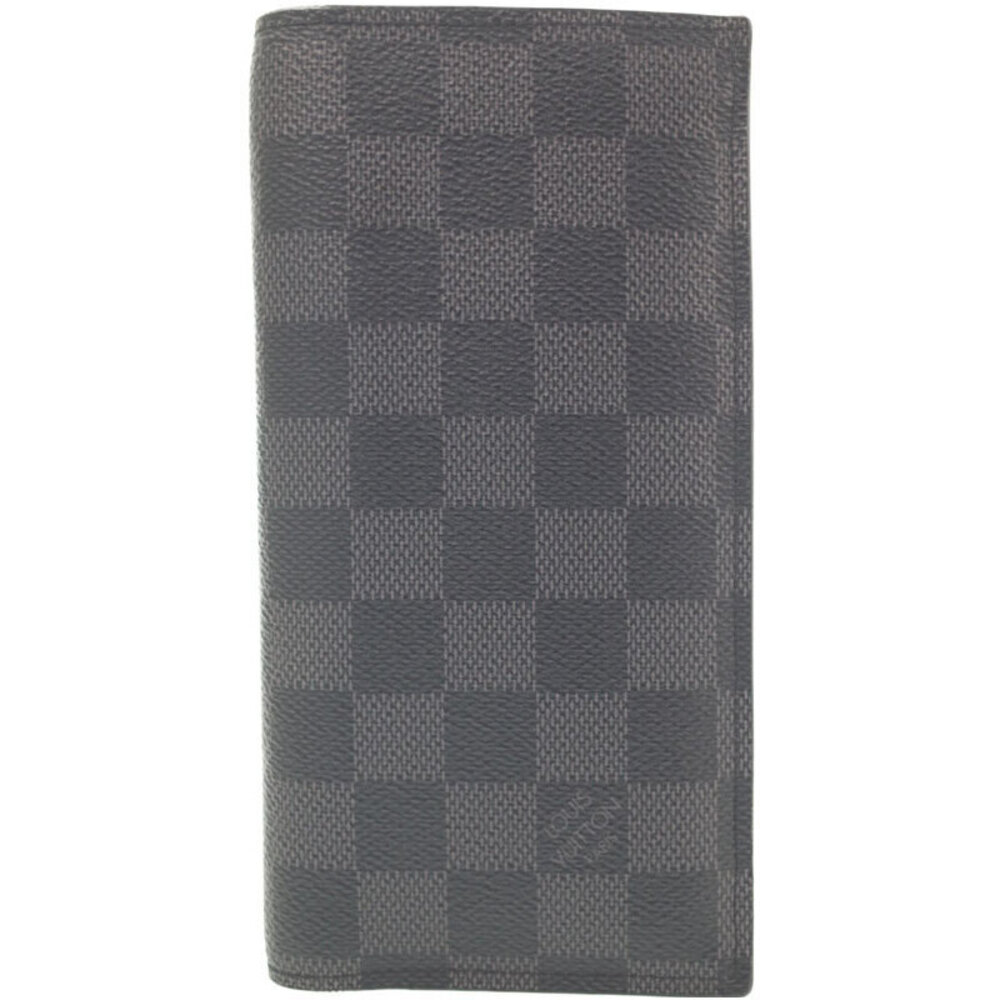 Louis Vuitton Graphite Black Alexandra Portefeuille Wallet Bifold Long